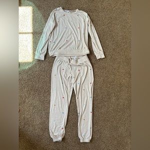 PJ salvage matching set pajama sweat suit size small